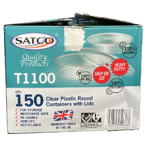 Satco Tray+Lid T1100 round