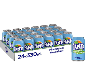 Fanta Pineapple & Grapefruit Cans 24*330ml