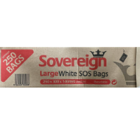 Large White Carrier Bag 250pcs