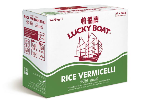 Lucky Boat Rice Vermicelli 25x375g