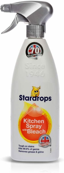 STARDROPS KITCHEN BLEACH SPRAY 12*750ml CASE