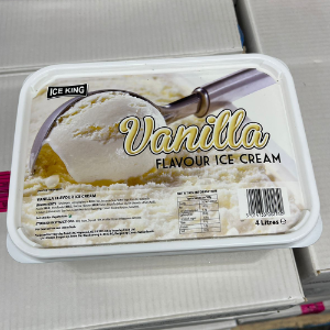 Ice Cream Vanilla 4Lt Tub