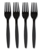 Black Forks 100pcs Pkt