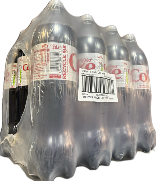 Diet Coke Bottles 12 x 1.25 litre