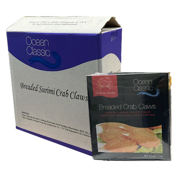 Breaded Crab Claws 10x1kg Case