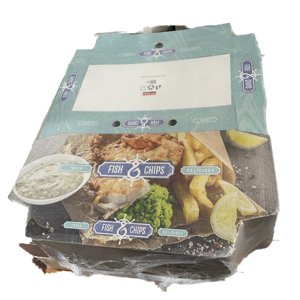 Fish & Chip Card Box Large