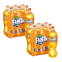 Fanta Orange Bottle Eu 12x1.5ltr