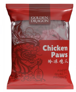 SINGLE BAG CHICKEN ** PAWS ** 1 KG (RED BAG)