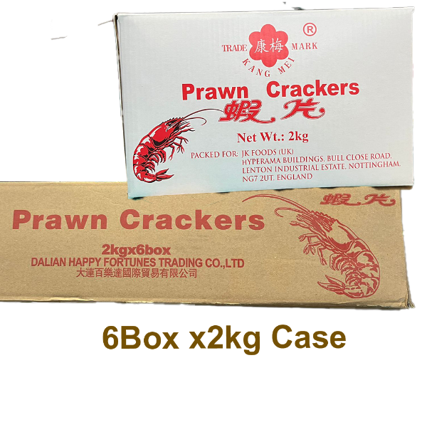 Kang Mei Prawn Crackers 6X2Kg Cater