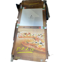 Pizza Box White Full Colour 18" 50pcs