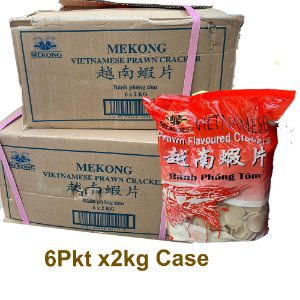 MEI KONG  Prawn Crackers 6x2kg Case