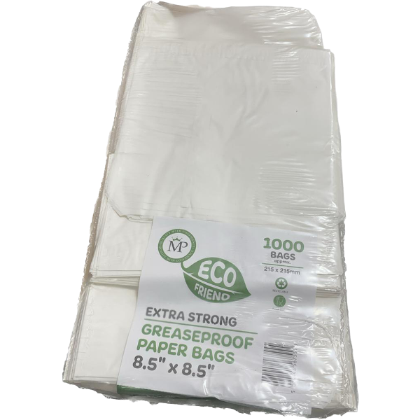 MP GREASEPROOF BAGS 8.5"*8.5" (1000)