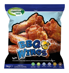 Meadow Vale Bbq Chicken Wings 1kg Pkt