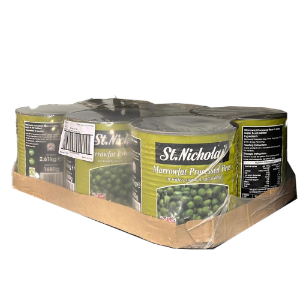 St Nicholls Peas 6x2.61kg A6 Tin