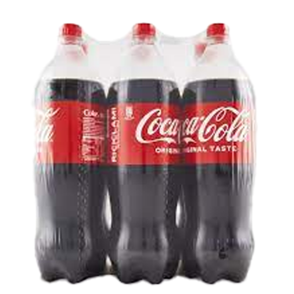 Coke Bottles 9 x 1.5 litre