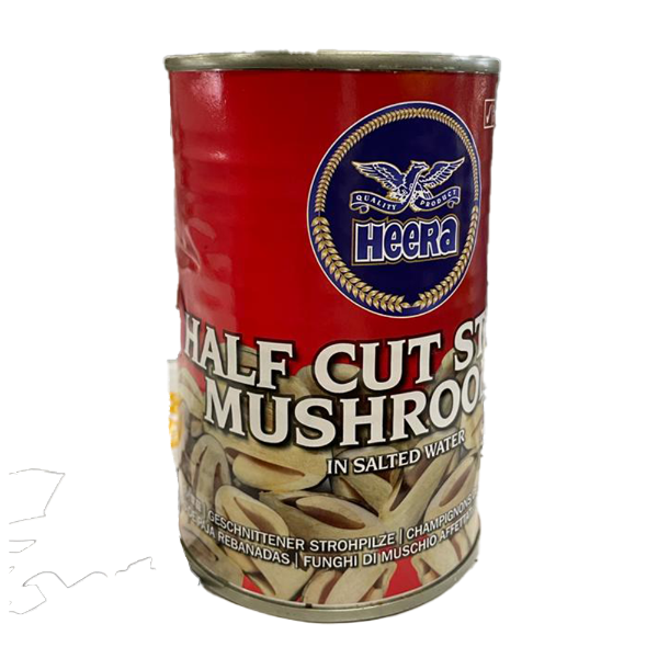 M.P. Silk Straw Mushroom Half Cut 450g Tin