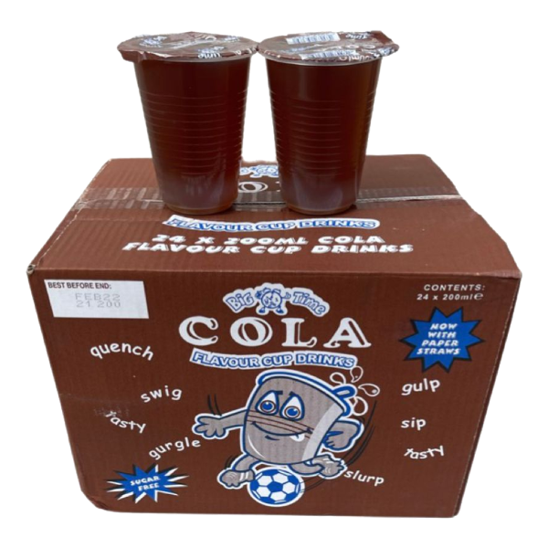 Big Time Cup Drinks Brown 24x200ml Case