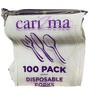 Plastic Forks 100'S Single packet