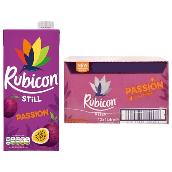 RUBICON PASSION FRUIT JUICE 12 * 1LTR