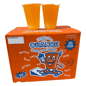 Big Time Cup Drinks Orangex 24x200ml Case