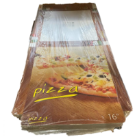 16" Pizza Box White Full Colour 50pcs