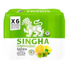 Singha lemon soda UME 6*300ML PACK