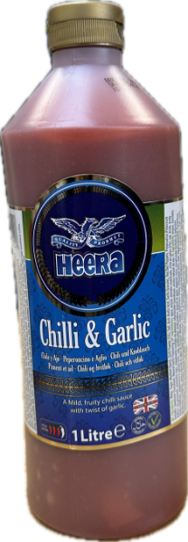 Heera Chilli & Garlic Sauce 1lt