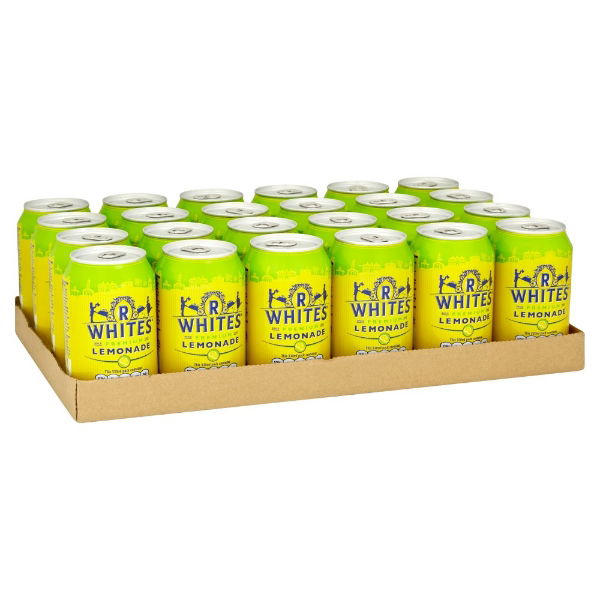 R Whites Lemonade Cans 24*330ml