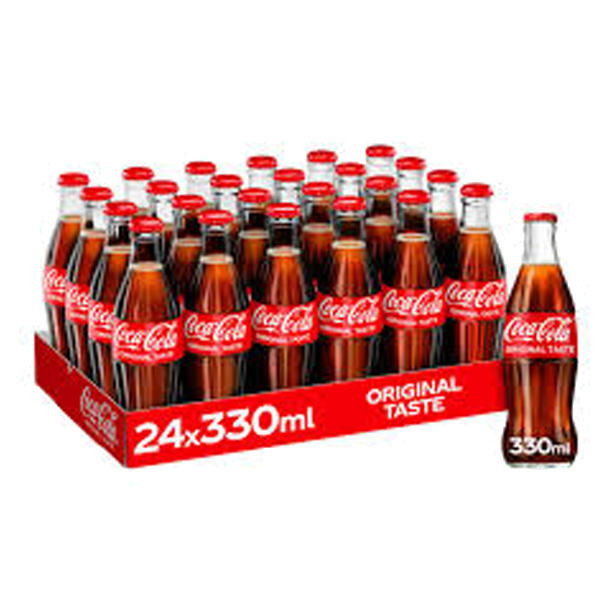 Coca Cola 24x330Ml - Glass Bottle