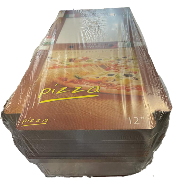 12" Pizza Box White Full Colour