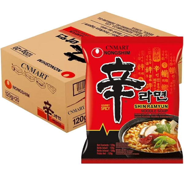 Nongshim Shin Ramyun Noodle 20x120g Case