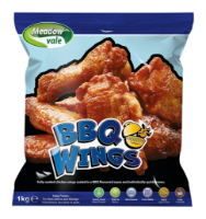 Meadow Vale Bbq Chicken Wings 4x1kg Box