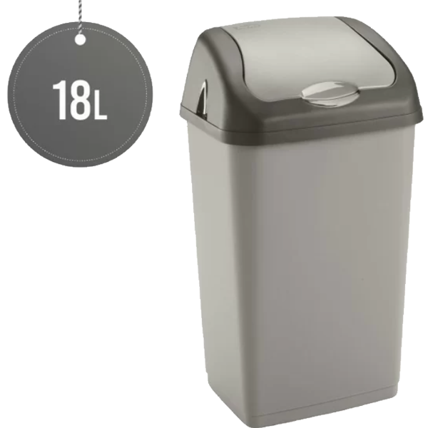 Push Up HDR Swing Bin 18lt - Talpa