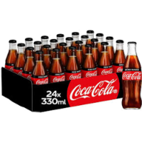 Coca Cola Zero 24x 330Ml - Glass Bottles