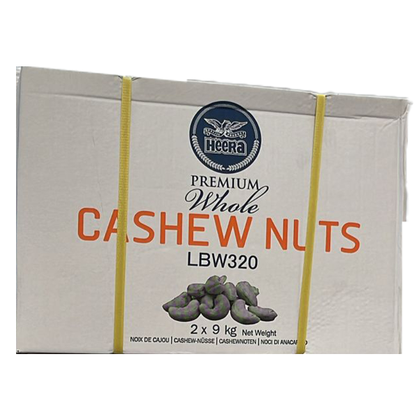 Cashew Nuts   W320 Full Tin  2x 9Kg 