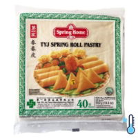 TYJ Spring Roll Skin 8" X 8" 40 Sheets Pkt