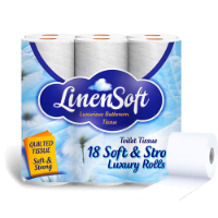 Linen Ply Toilet Roll 2 Ply (3x18) 