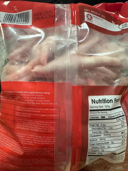Golden Dragon Chicken PAWS 12 X 1 kg Case